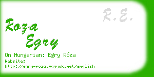 roza egry business card